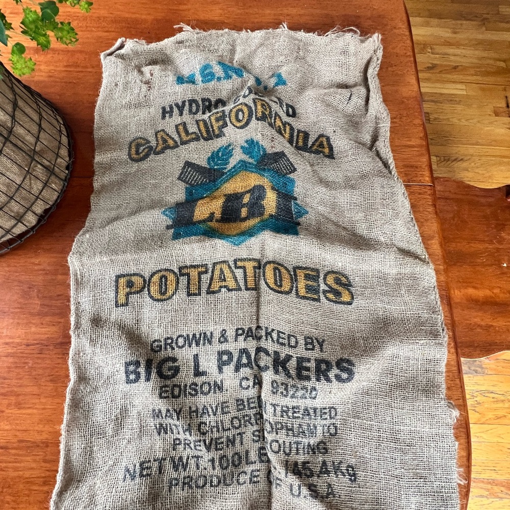 Vintage Burlap Potato Sack